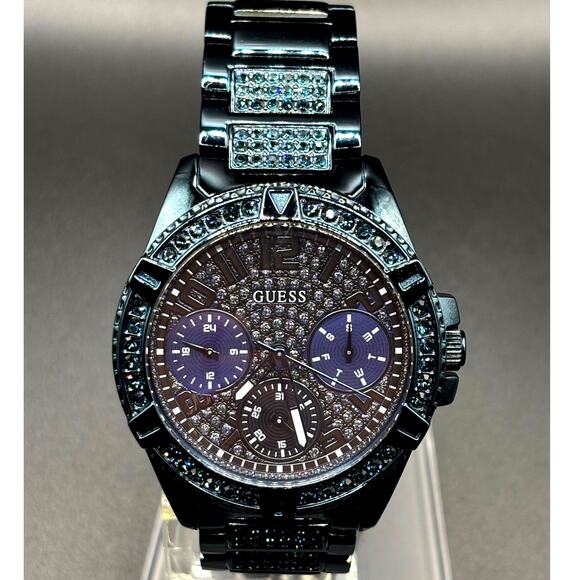 GUESS Lady Frontier GW0044L2 Blue Crystal Multifunction Women\'s Watch